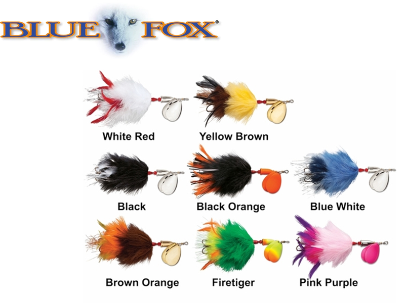 Blue Fox Vibrax Super Bou ( Length: 8", Weight: 35gr, Color: White Red)